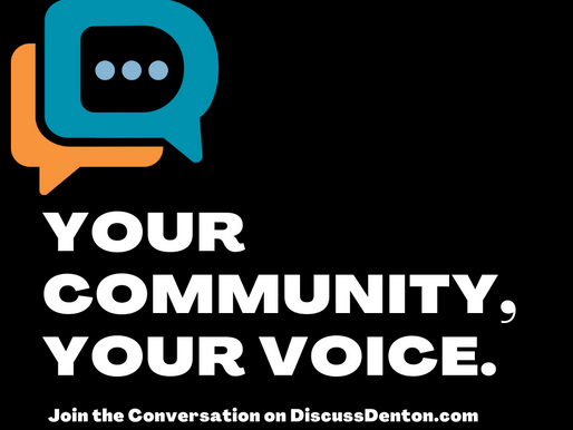 Speak Up on Discuss Denton: City of Denton Launches New Website Dedicated to Community Input