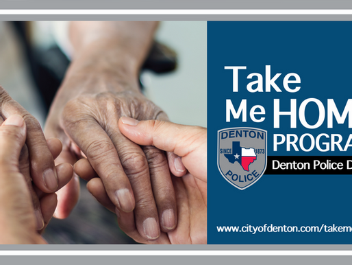 Denton Police Launch Take Me Home Program